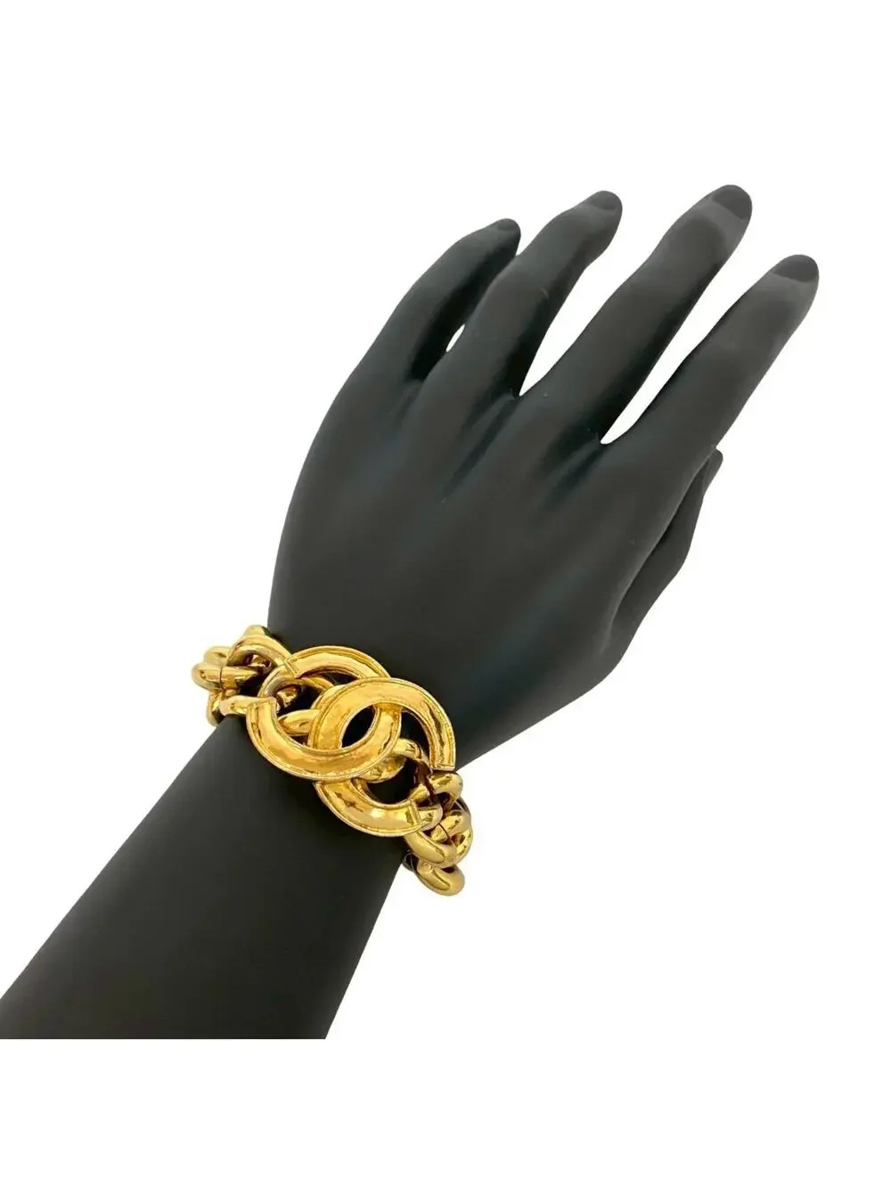Chanel Cc Logo Chain Bracelet Metal #209705C15B